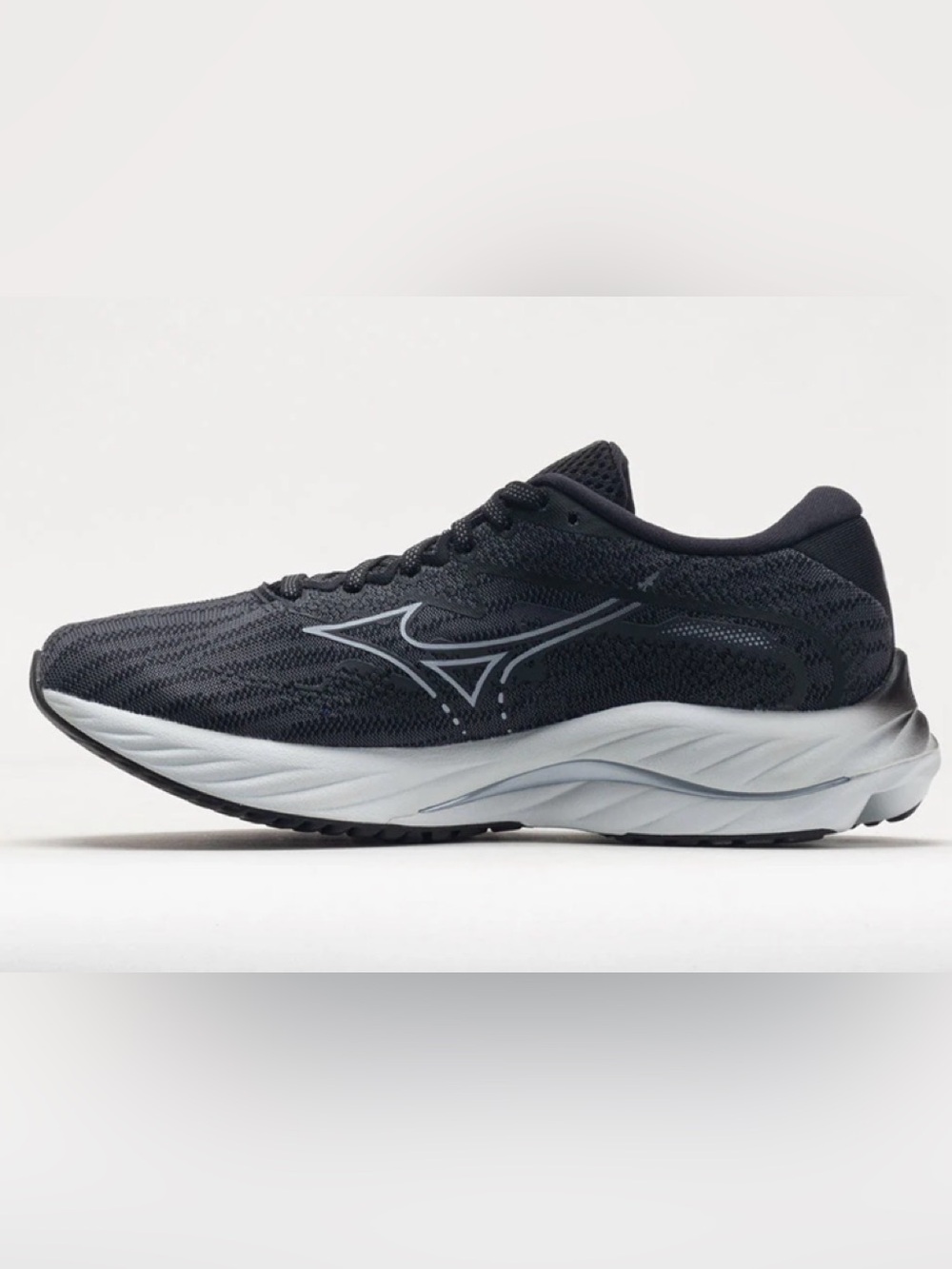 🆕 Mizuno Wave Rider 27 Mesh Women's Ebony/Snowcrest